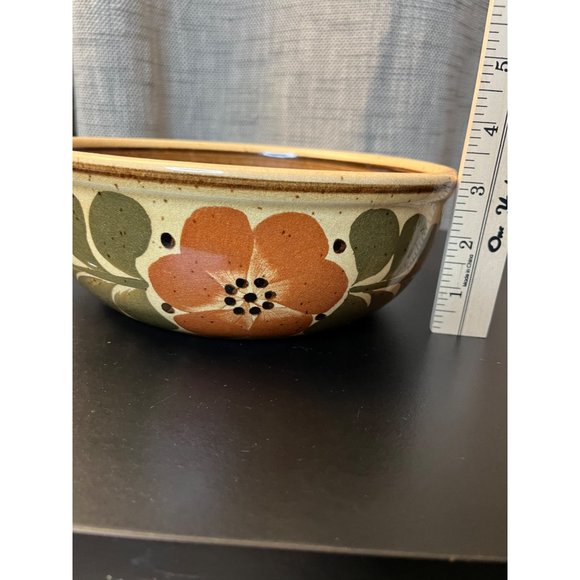 Vintage Landert 22 Swiss Made Floral Print Fondue Pot - Picture 7 of 10